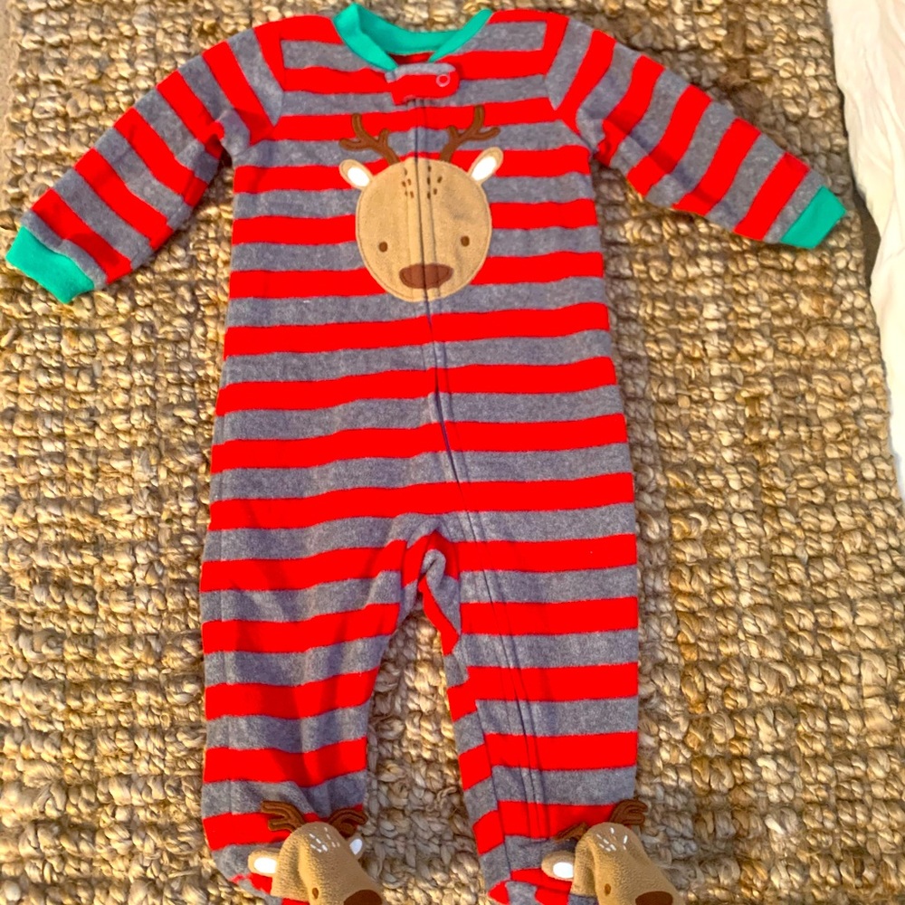 6 MO FLEECE CHRISTMAS PAJAMAS